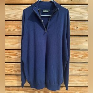 NWT Rodd & Gunn Wool Cashmere 1/4 Zip Sweater